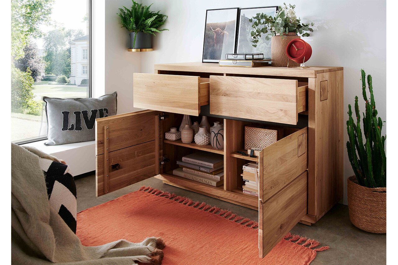 Sideboard I Skarby aus massiver Wildeiche Preview Image