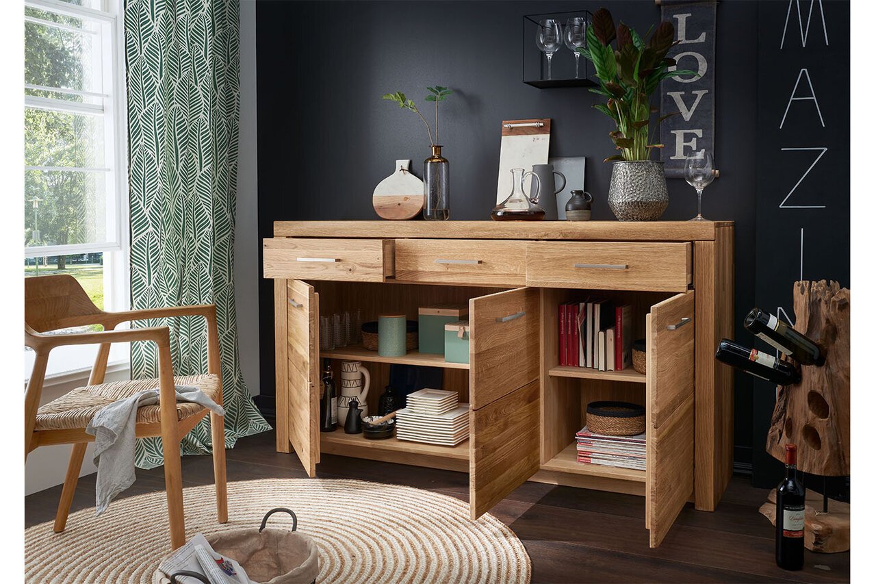 Sideboard II Aborg aus massiver Wildeiche Bild 3