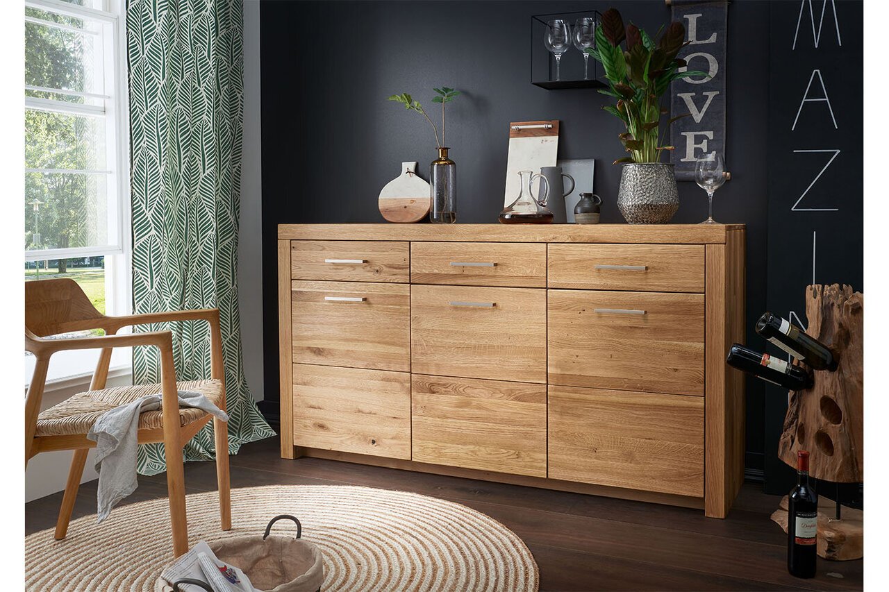 Sideboard II Aborg aus massiver Wildeiche Bild 4