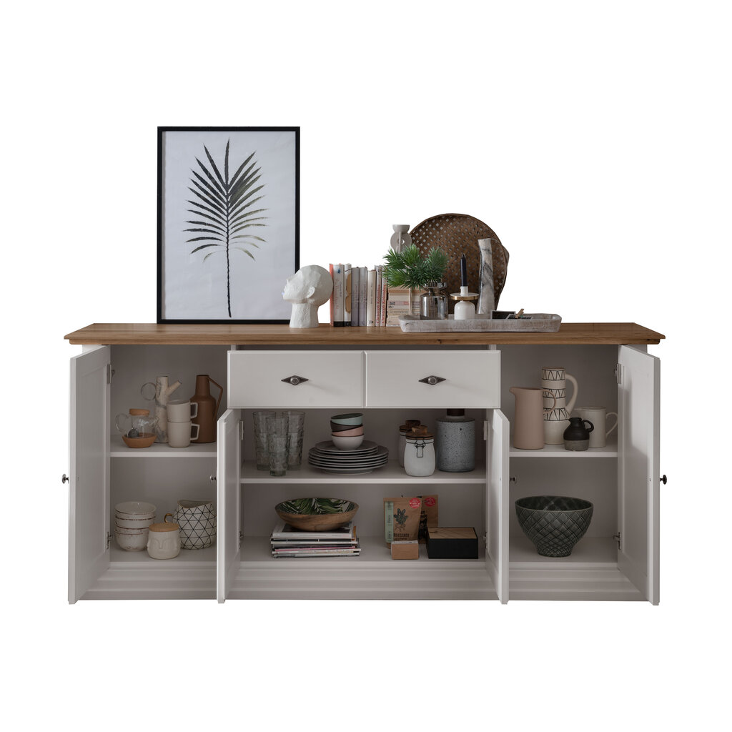Sideboard II Alva aus massiver Kiefer und Eiche Bild 2