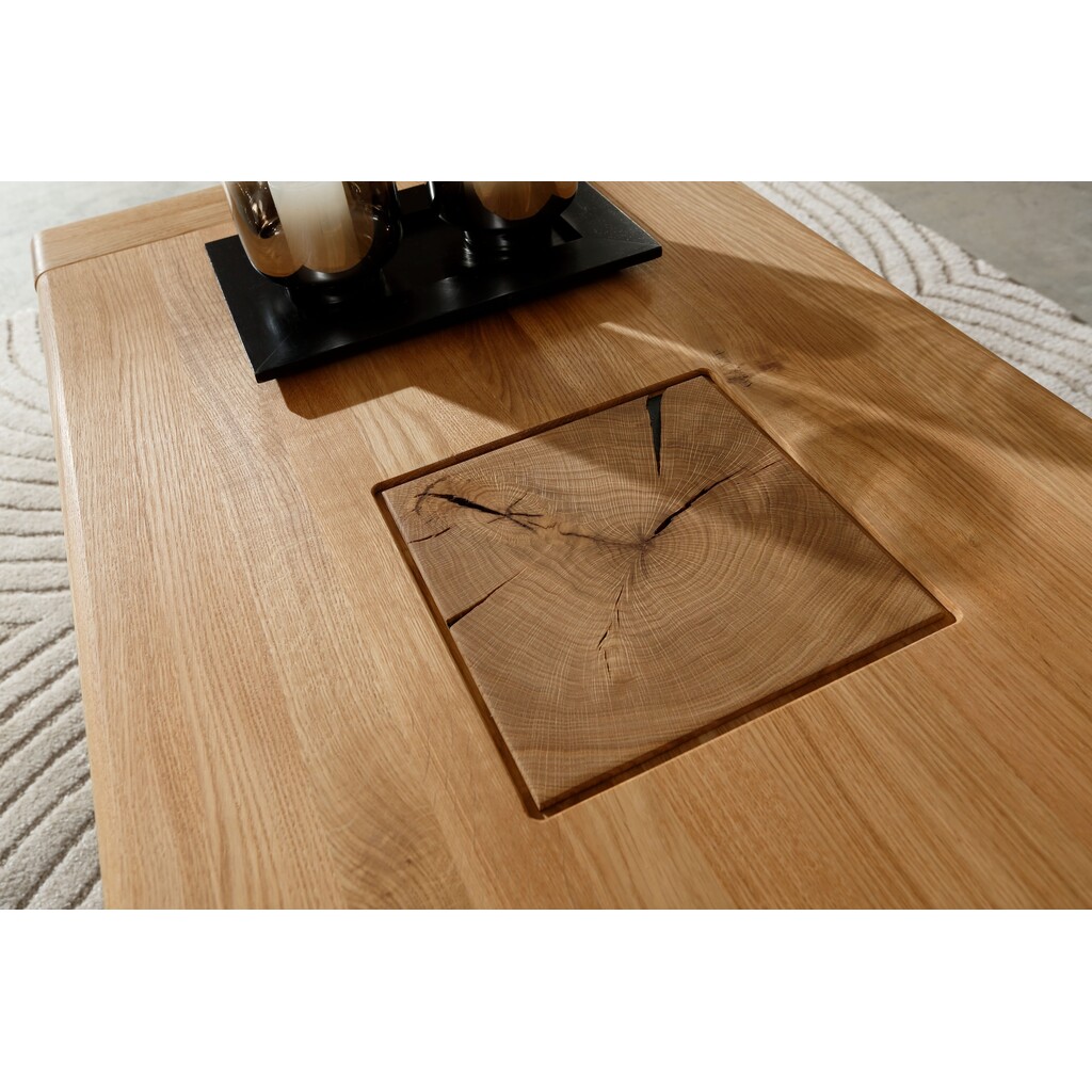 Sideboard Vejers I, Wildeiche Massiv, Hirnholz Bild 4