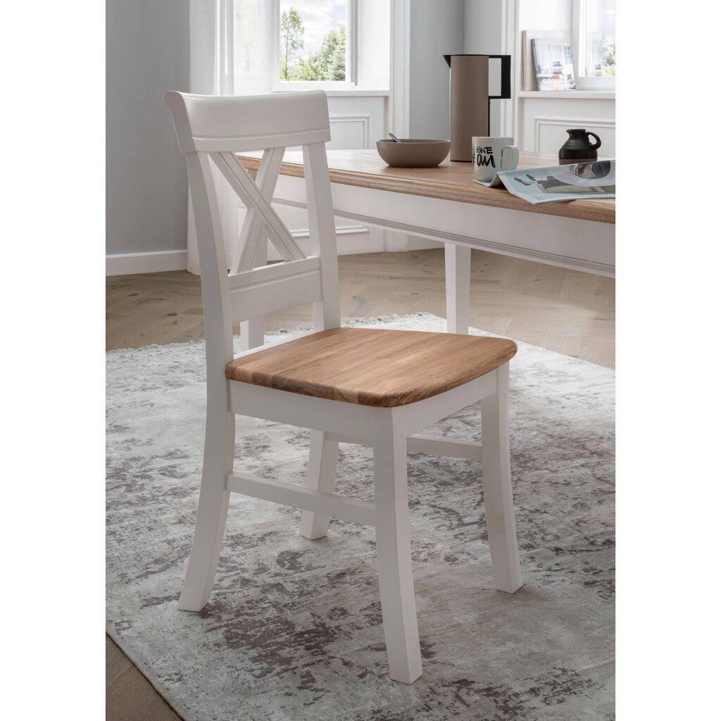 Stuhl Alva aus massiver Kiefer und Eiche Preview Image