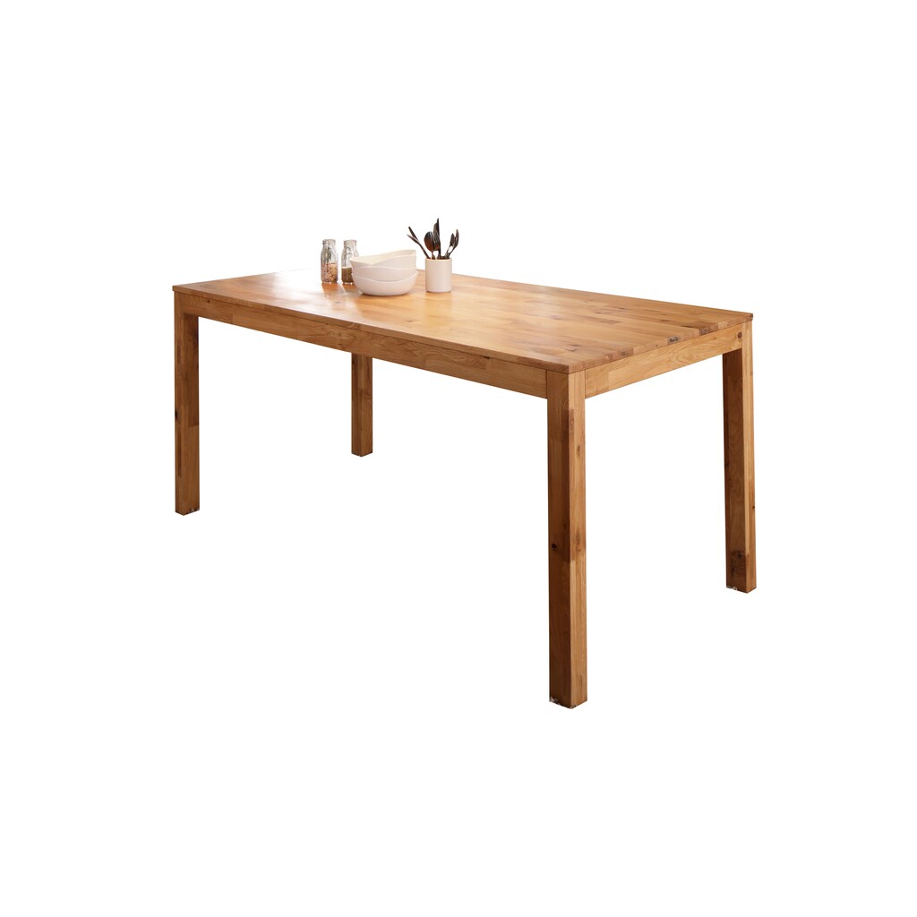 Tisch-Serie Farum aus Wildeiche Massivholz Bild 5