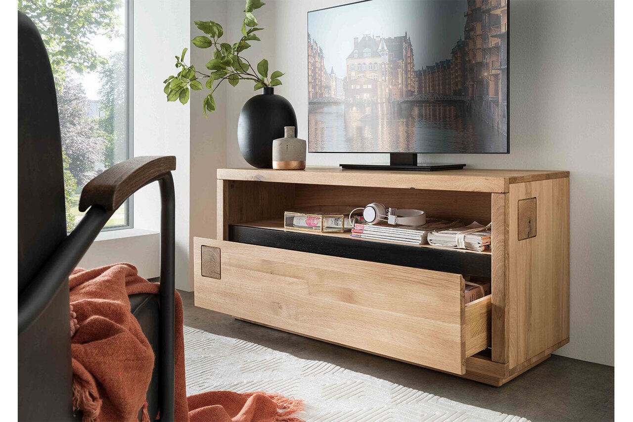 TV Kommode I Skarby aus massiver Wildeiche Preview Image
