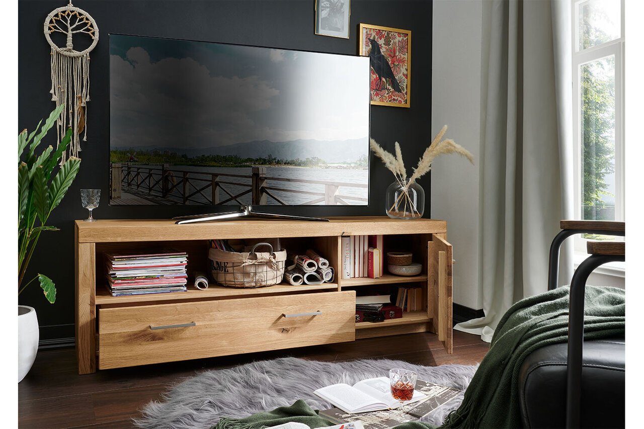 TV Kommode II Aborg aus massiver Wildeiche Preview Image