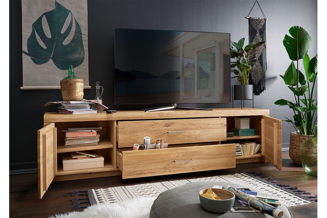 TV Kommode III Aborg aus massiver Wildeiche Bild 3