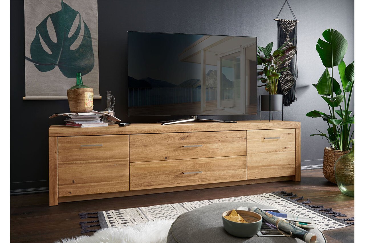 TV Kommode III Aborg aus massiver Wildeiche Preview Image