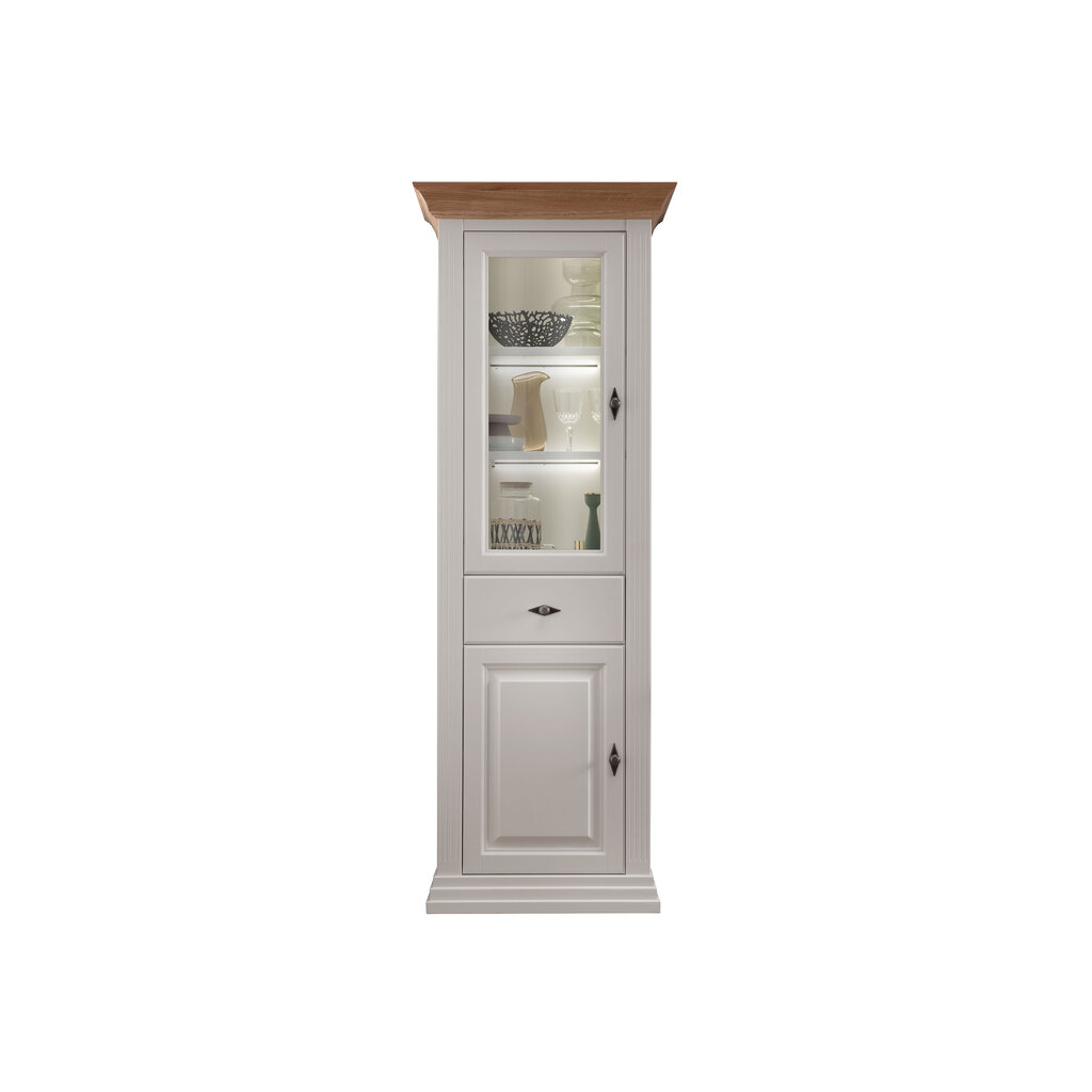 Vitrine I  Alva aus massiver Kiefer und Eiche Preview Image