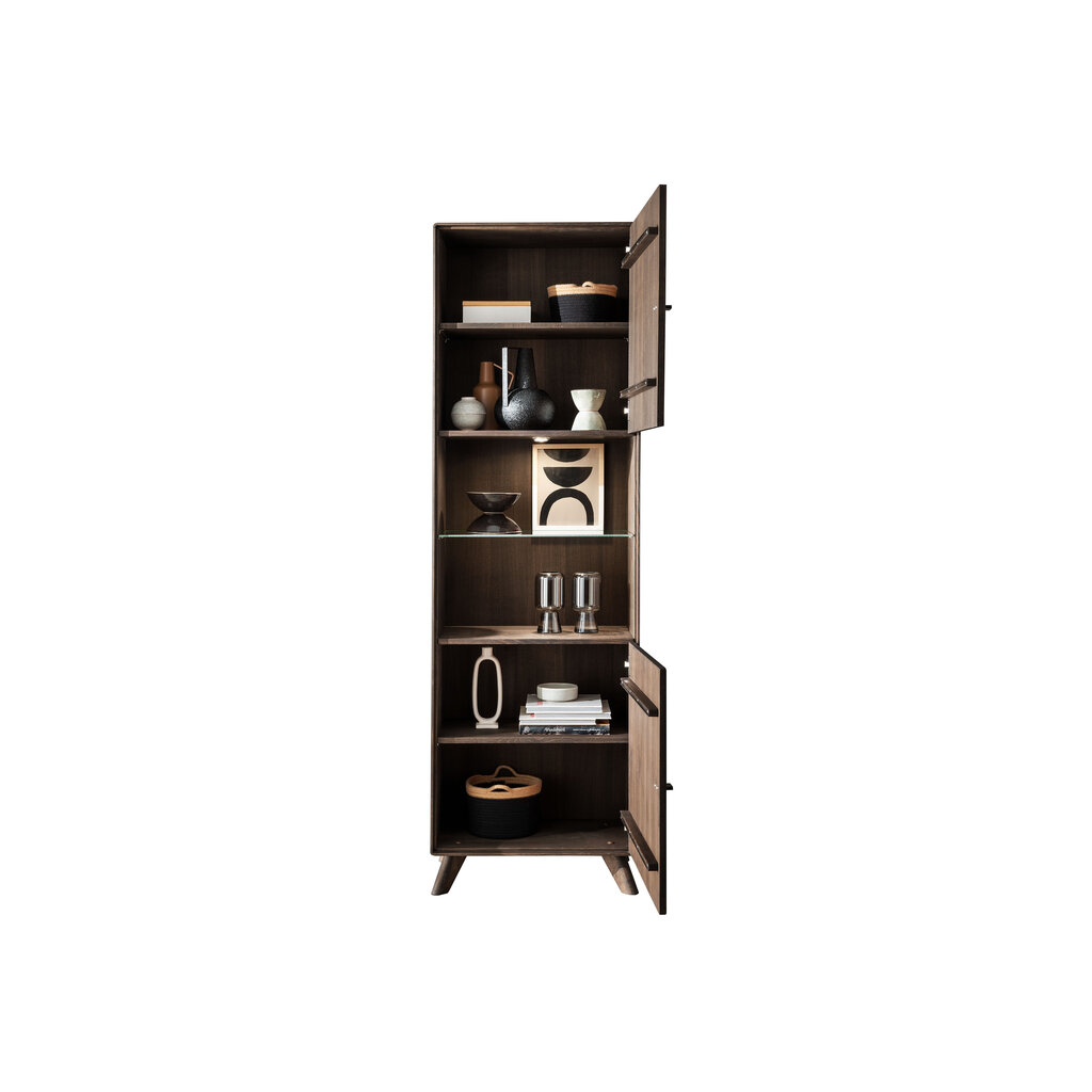 Vitrine I Heda aus massiver Kernbuche Bild 2
