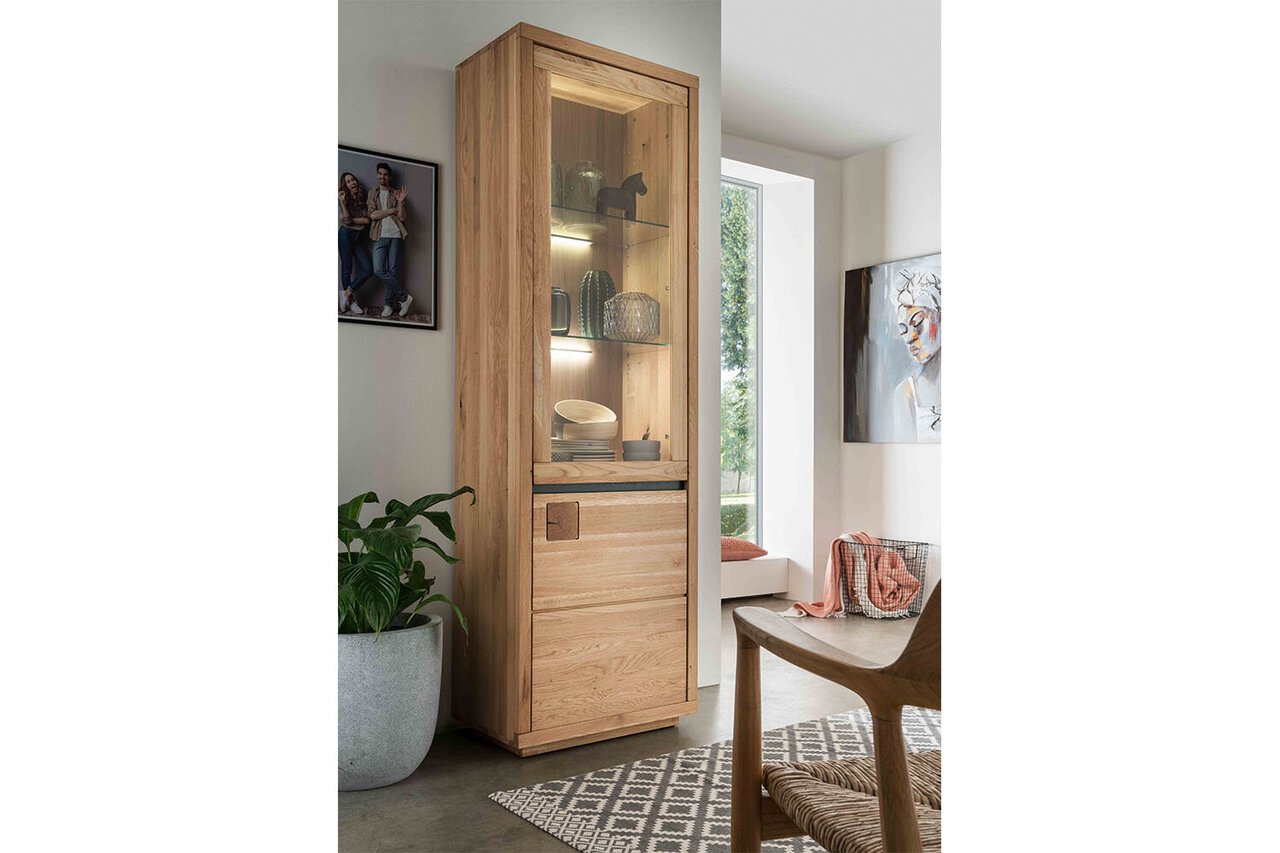 Vitrine I Skarby aus massiver Wildeiche Preview Image