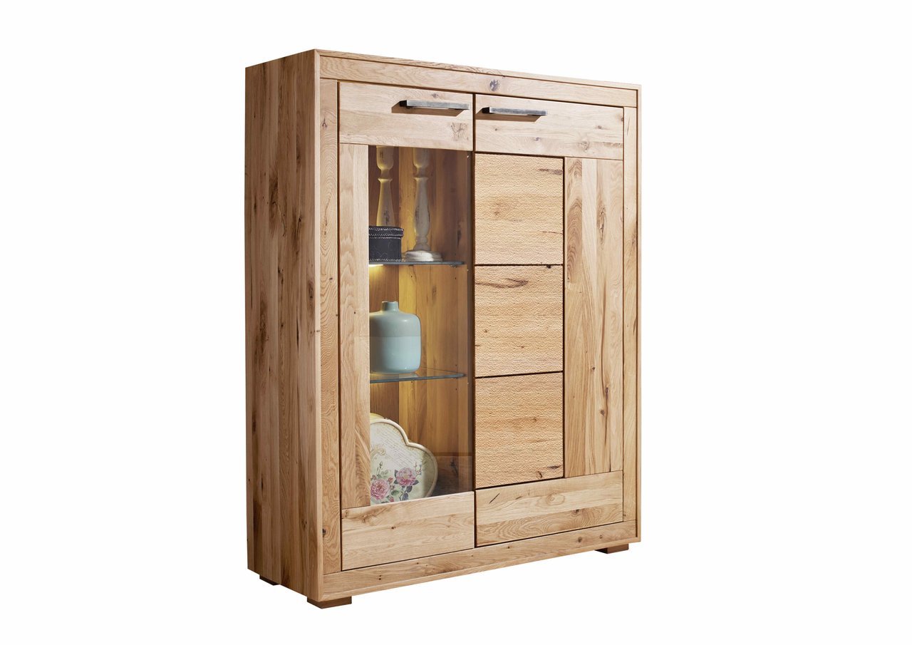 Highboard I Lund aus massiver Wildeiche Bild 4
