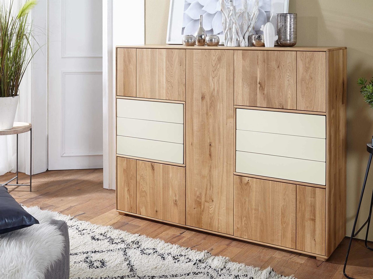 Highboard II Roost Massive Wildeiche Bild 3