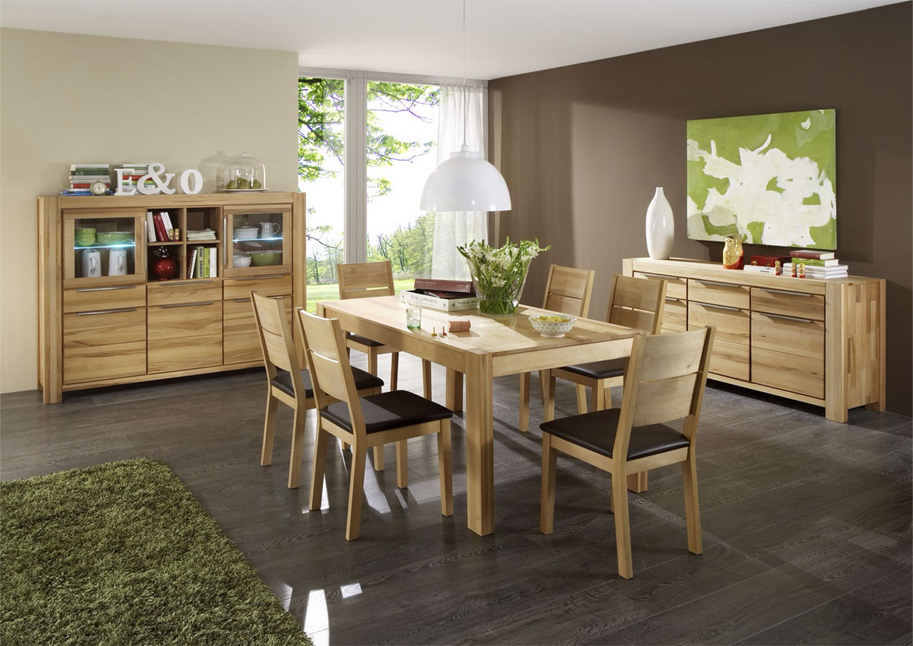 Elfo Highboard Nena aus Massivholz Bild 4