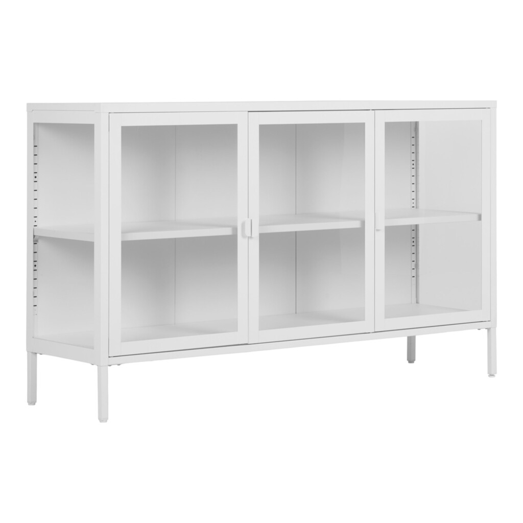 House Nordic Brisbane Sideboard mit 3 Glastüren Bild 4