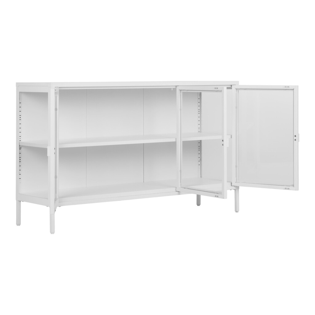 House Nordic Brisbane Sideboard mit 3 Glastüren Bild 3