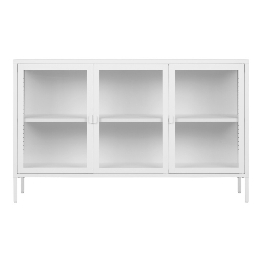 House Nordic Brisbane Sideboard mit 3 Glastüren Bild 2