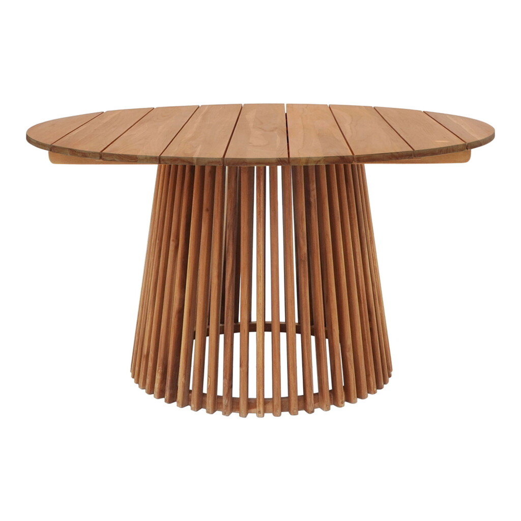 Runder Lorca Esstisch aus Teakholz, Gartentisch Preview Image