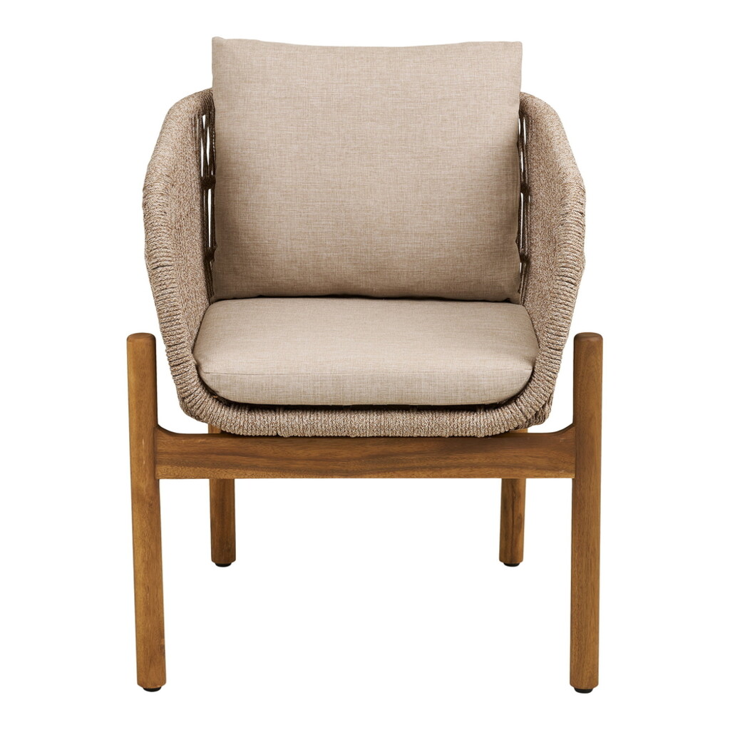 Terracina Gartenstuhl mit Kissen, Akazie/Beige von House Nordic Bild 2
