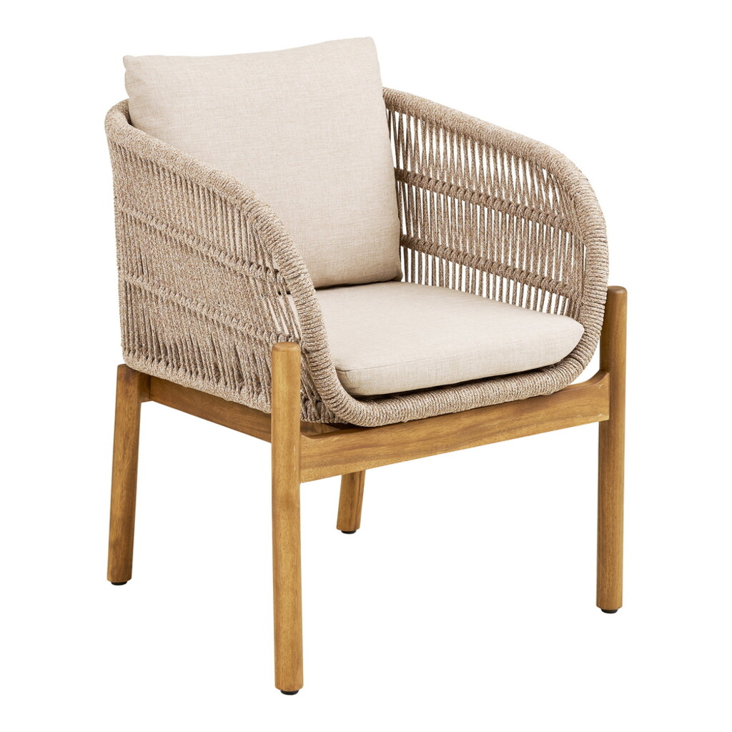 Terracina Gartenstuhl mit Kissen, Akazie/Beige von House Nordic Bild 7