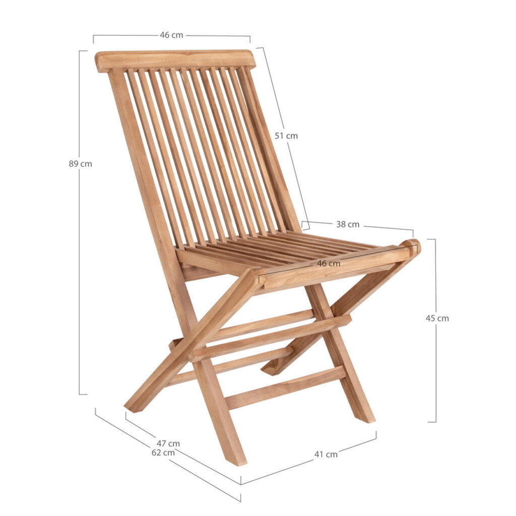 House Nordic Toledo Gartenstuhl Teak Bild 3
