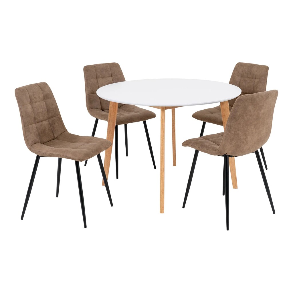 Vojens and Middelfart Esszimmer Set, rund Preview Image