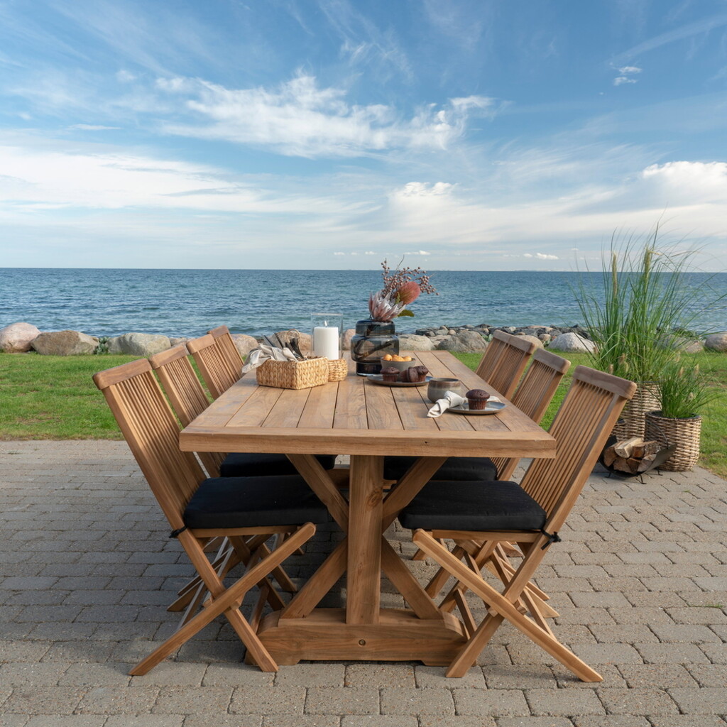 House Nordic Volos Outdoor Esstisch Teak 240 cm Preview Image