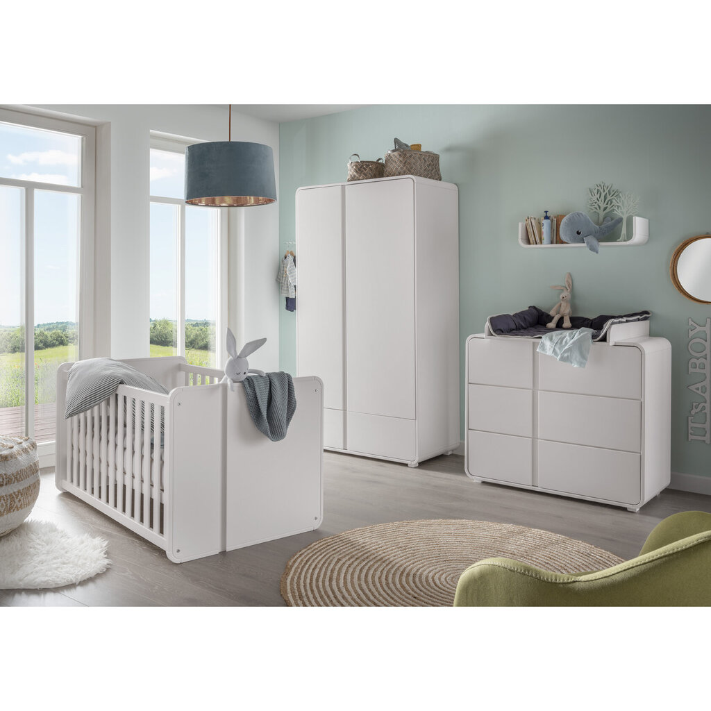 Babybett Maxi weiß lackiert Preview Image