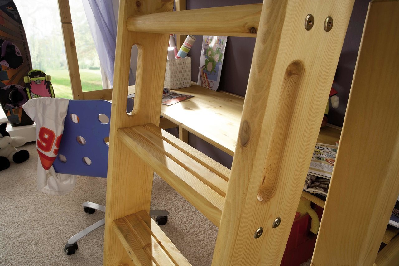 InfansKids Hochbett mit Schreibtisch Bild 3