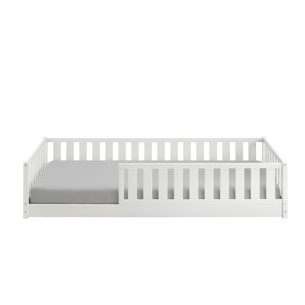 Kinder Bodenbett mit Rausfallschutz und Rollrost Bild 6