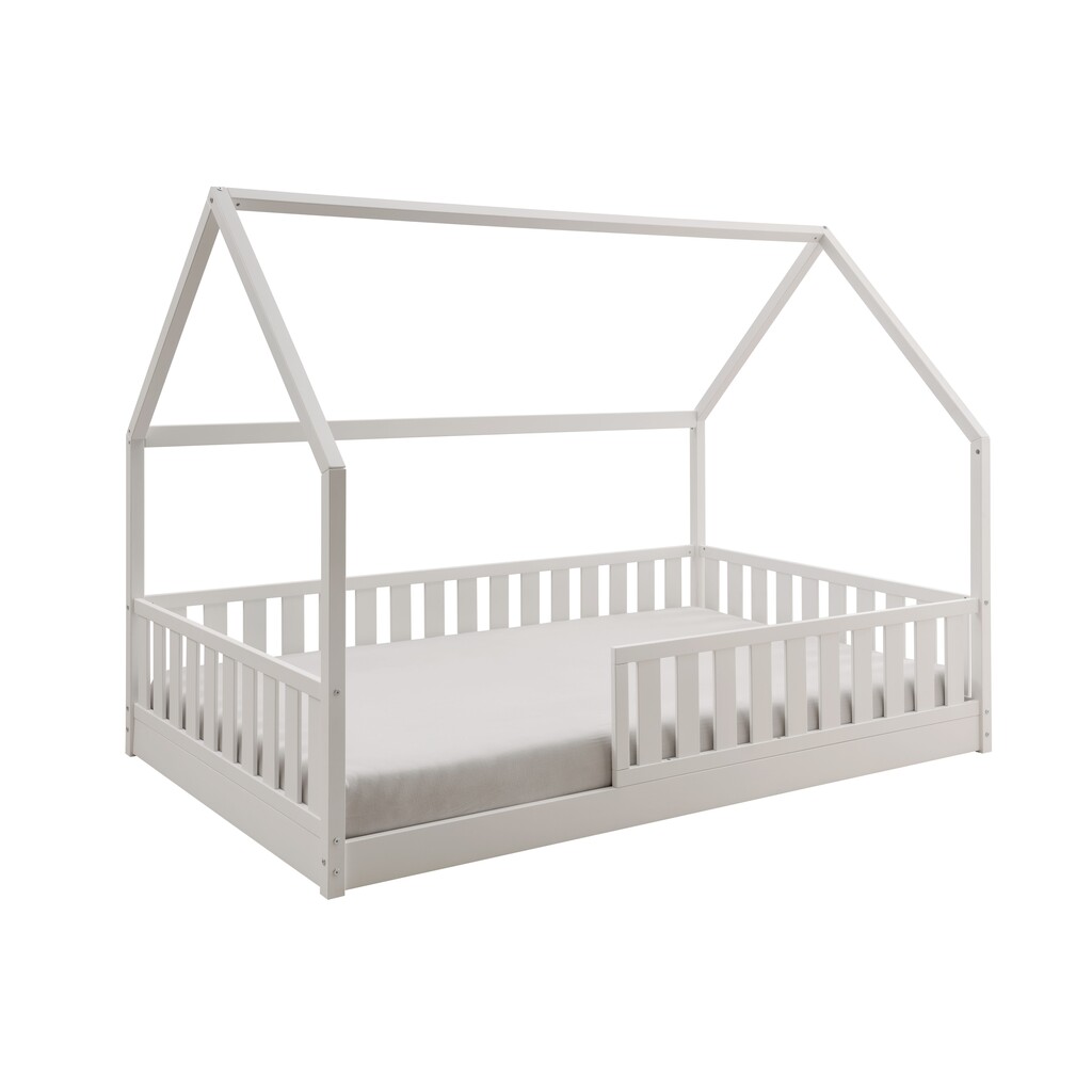 Kinder Bodenbett mit Rausfallschutz und Rollrost Bild 8