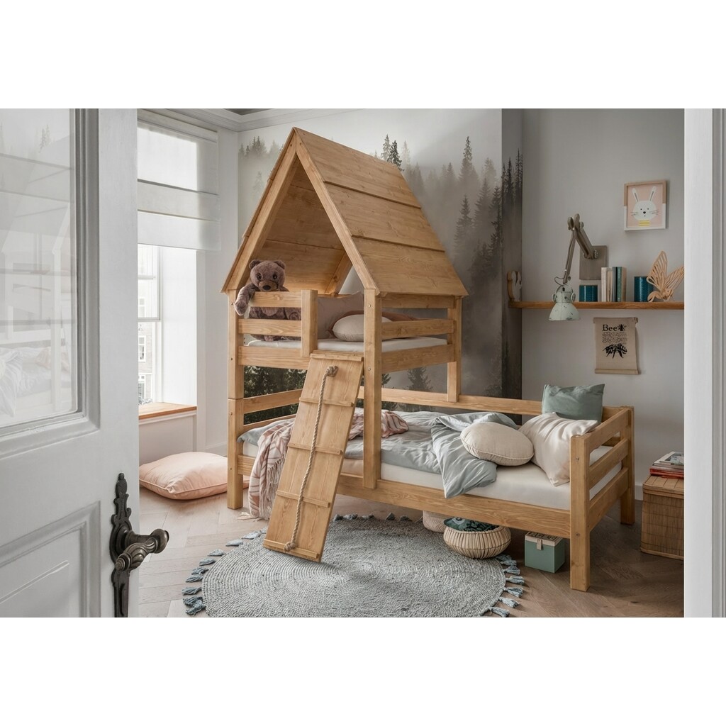 Infanskids Kinderbett mit Spielbettaufsatz Bild 3
