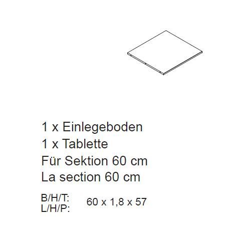 Inneneinrichtung für Kleiderschrank Rödemis Bild 7