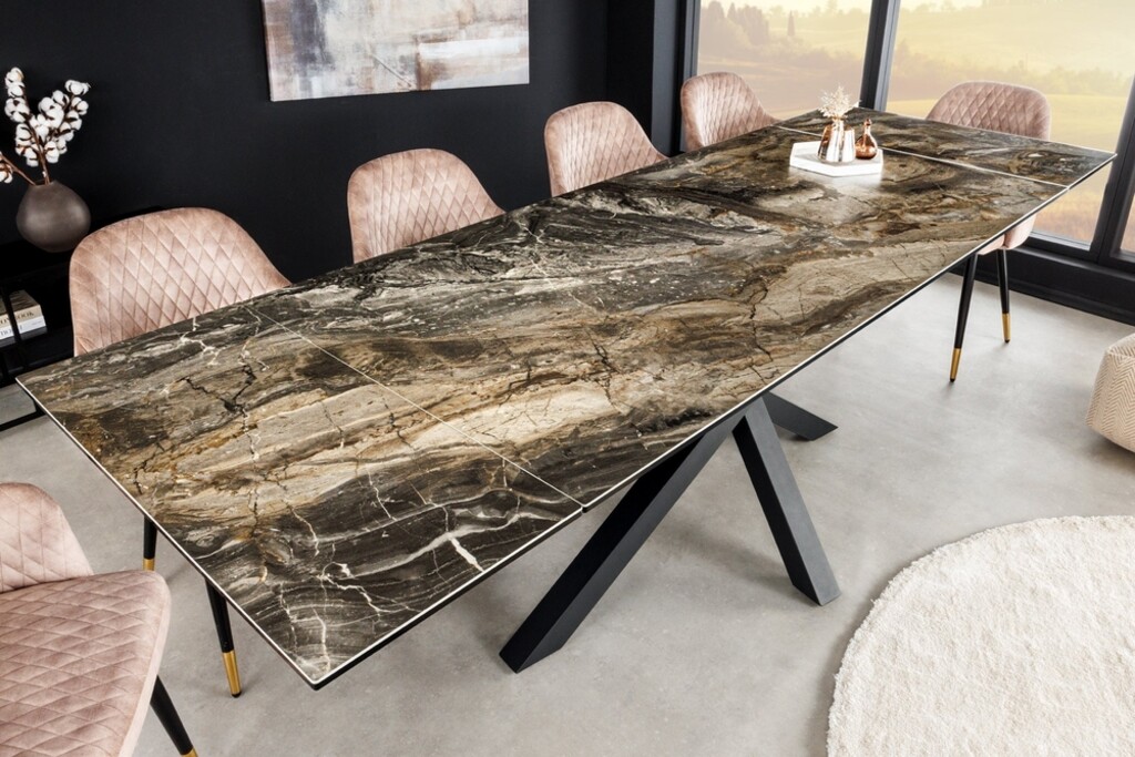 Invicta MARVELOUS Esstisch Keramik Marmor Optik | Skandinavisches Design Bild 3
