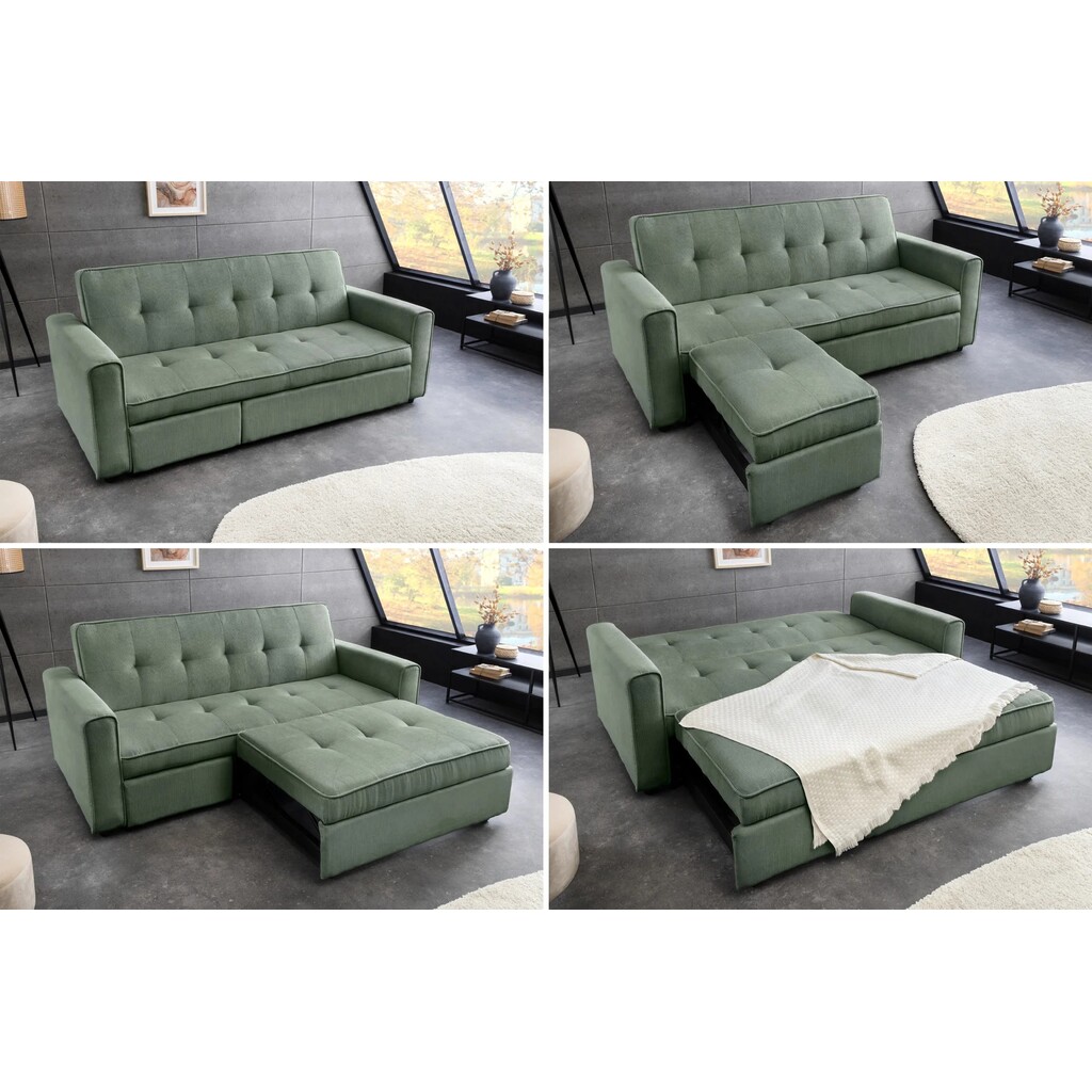 Schlafsofa Smart 180 cm 2-Sitzer Cord Bild 4