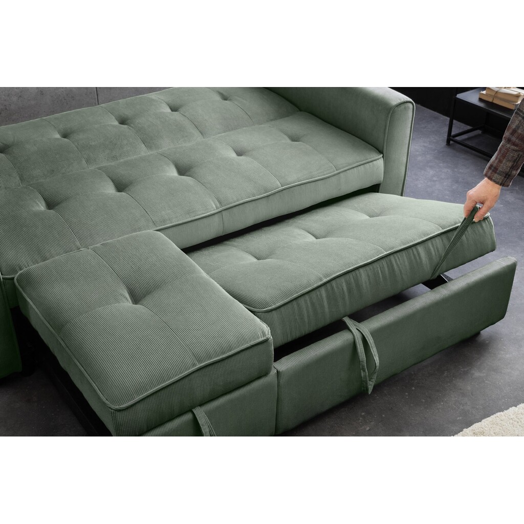Schlafsofa Smart 180 cm 2-Sitzer Cord Bild 9