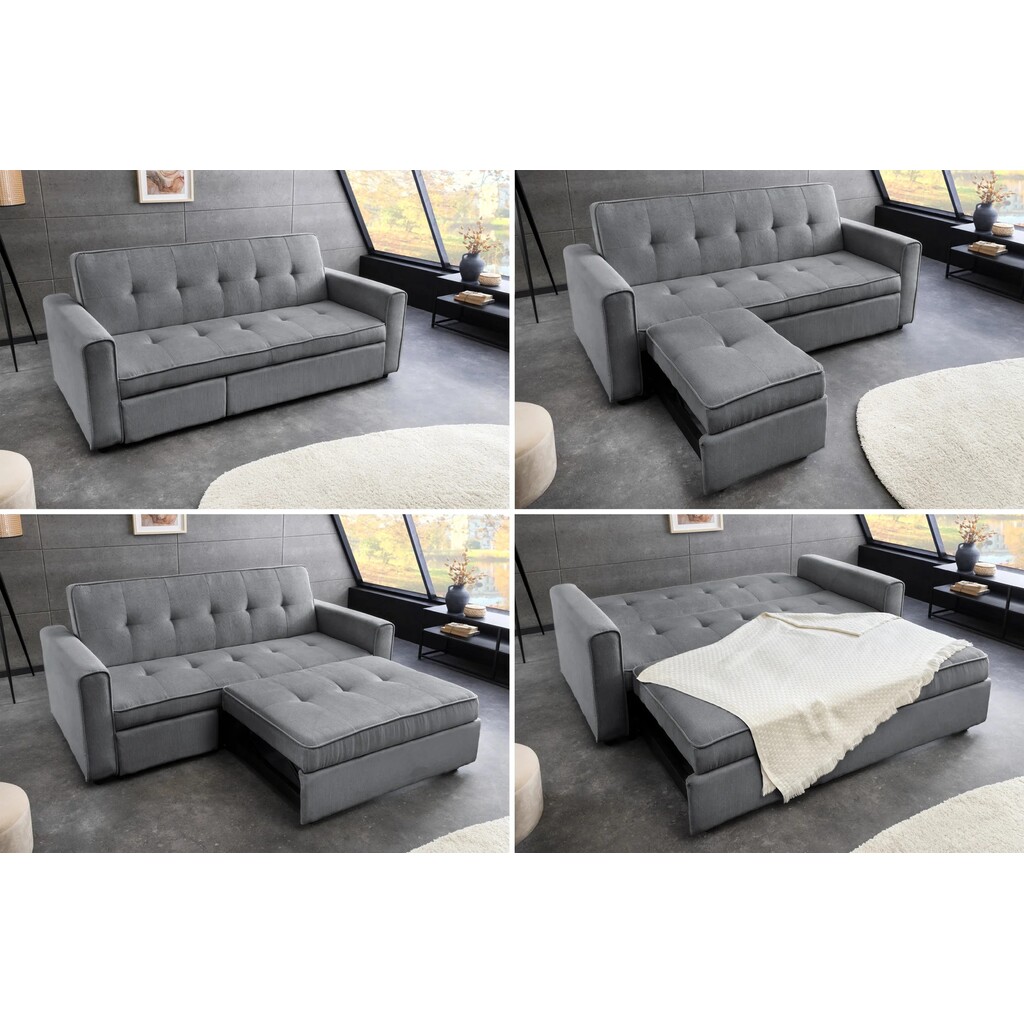 Schlafsofa Smart 180 cm 2-Sitzer Cord Bild 5