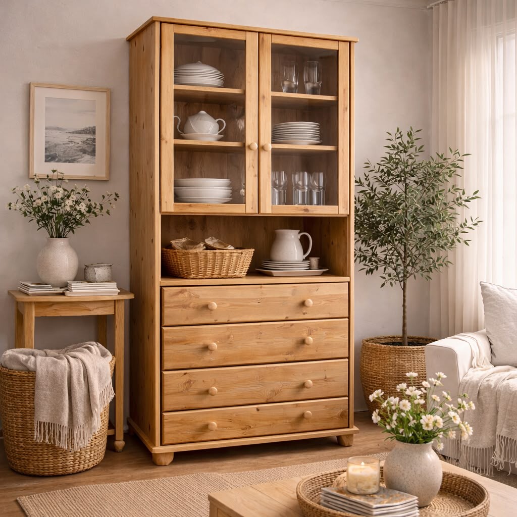 Buffet Ultima aus Kiefer massiv gelaugt und geölt Preview Image