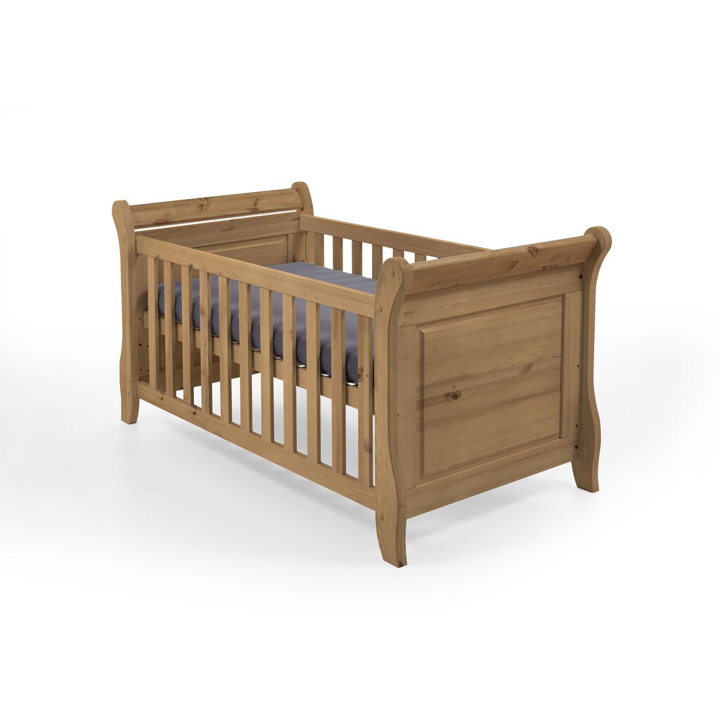 Babybett Bergen Nordische Kiefer massiv Bild 5