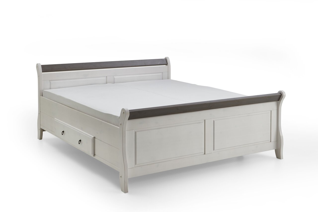 Doppelbett Eva nordische Kiefer massiv Preview Image