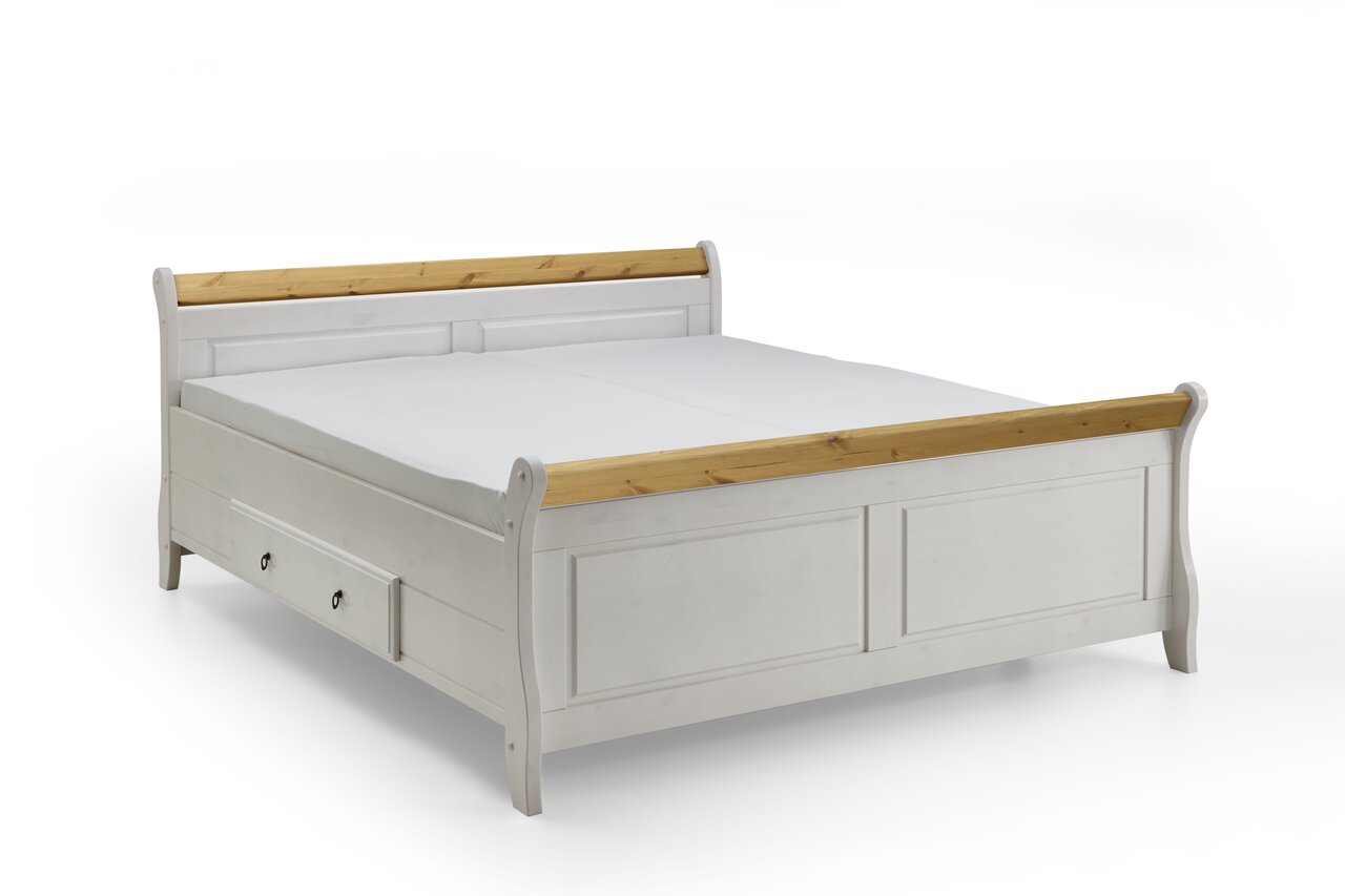 Doppelbett Eva nordische Kiefer massiv Bild 7