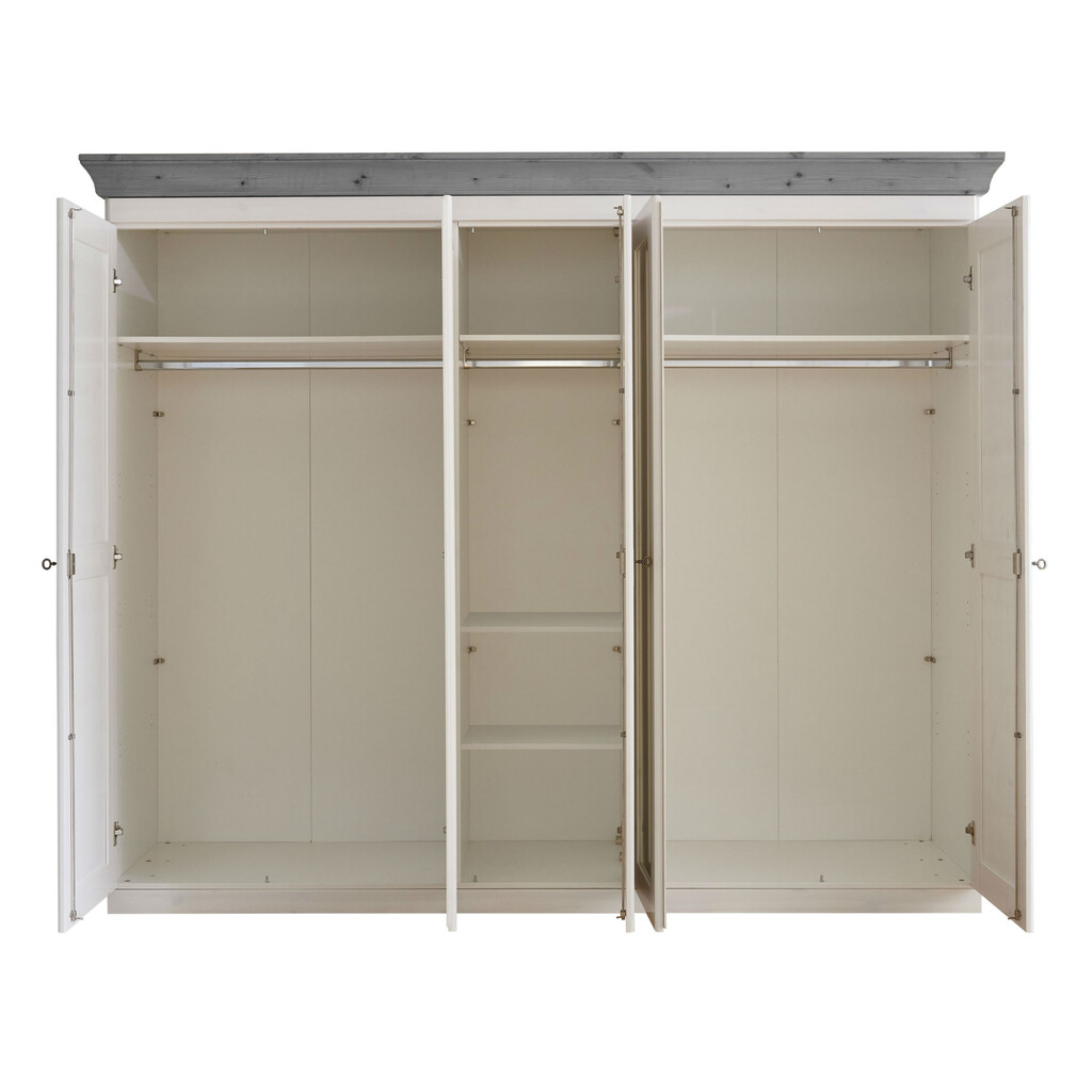 Kleiderschrank 5-türig Eva mit 3 Spiegeln Bild 4