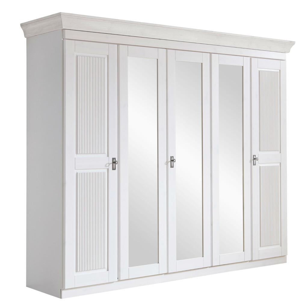Kleiderschrank 5-türig Eva mit 3 Spiegeln Bild 8