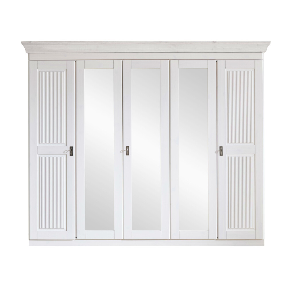Kleiderschrank 5-türig Eva mit 3 Spiegeln Bild 10