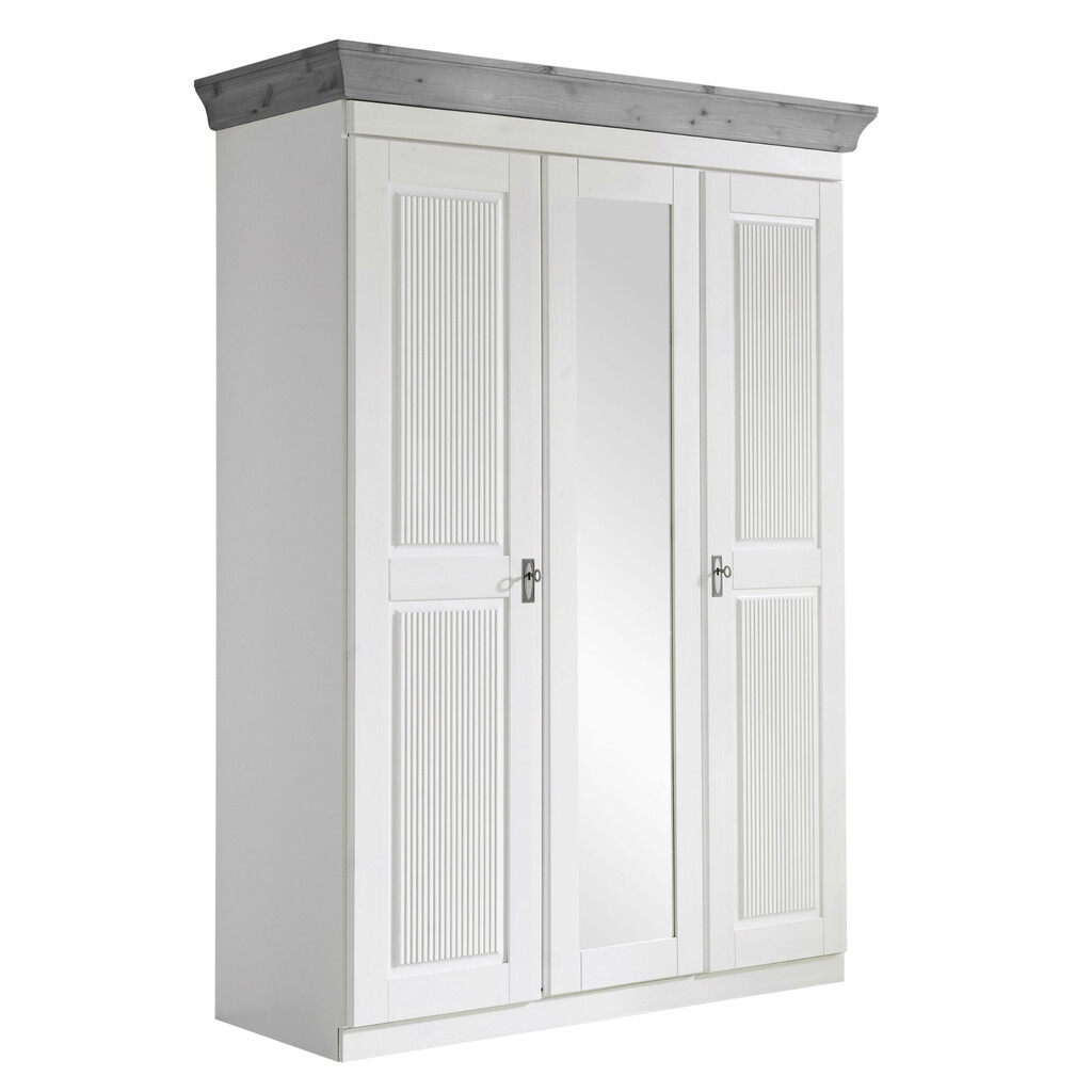 Kleiderschrank Eva 3-türig mit Spiegeltür Bild 4