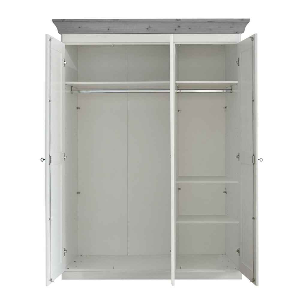 Kleiderschrank Eva 3-türig mit Spiegeltür Bild 6
