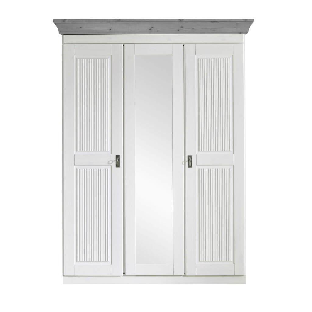Kleiderschrank Eva 3-türig mit Spiegeltür Preview Image