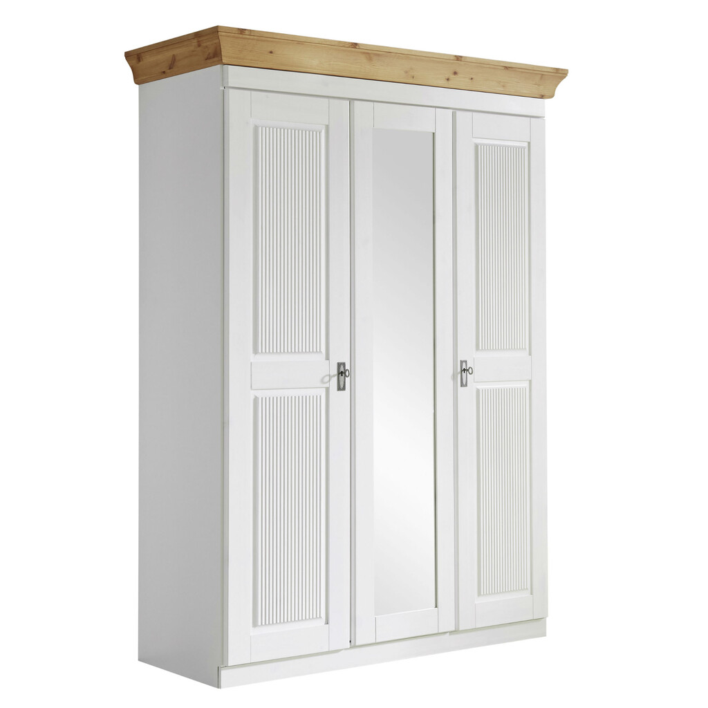 Kleiderschrank Eva 3-türig mit Spiegeltür Bild 8
