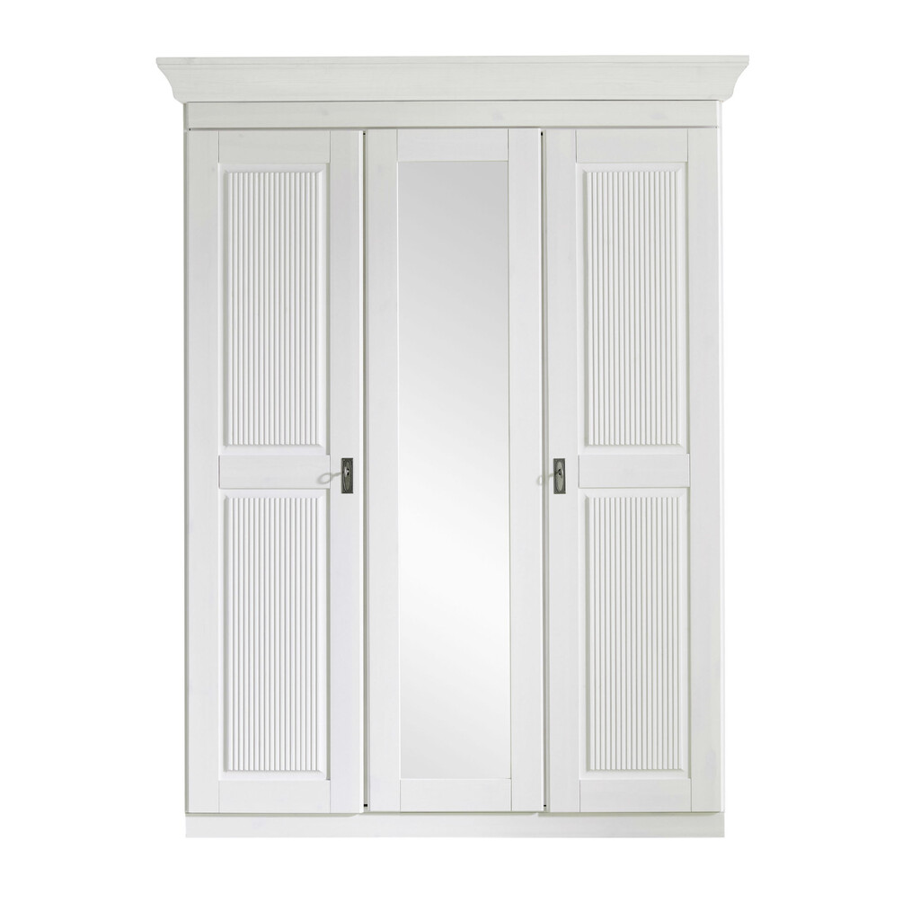 Kleiderschrank Eva 3-türig mit Spiegeltür Bild 3