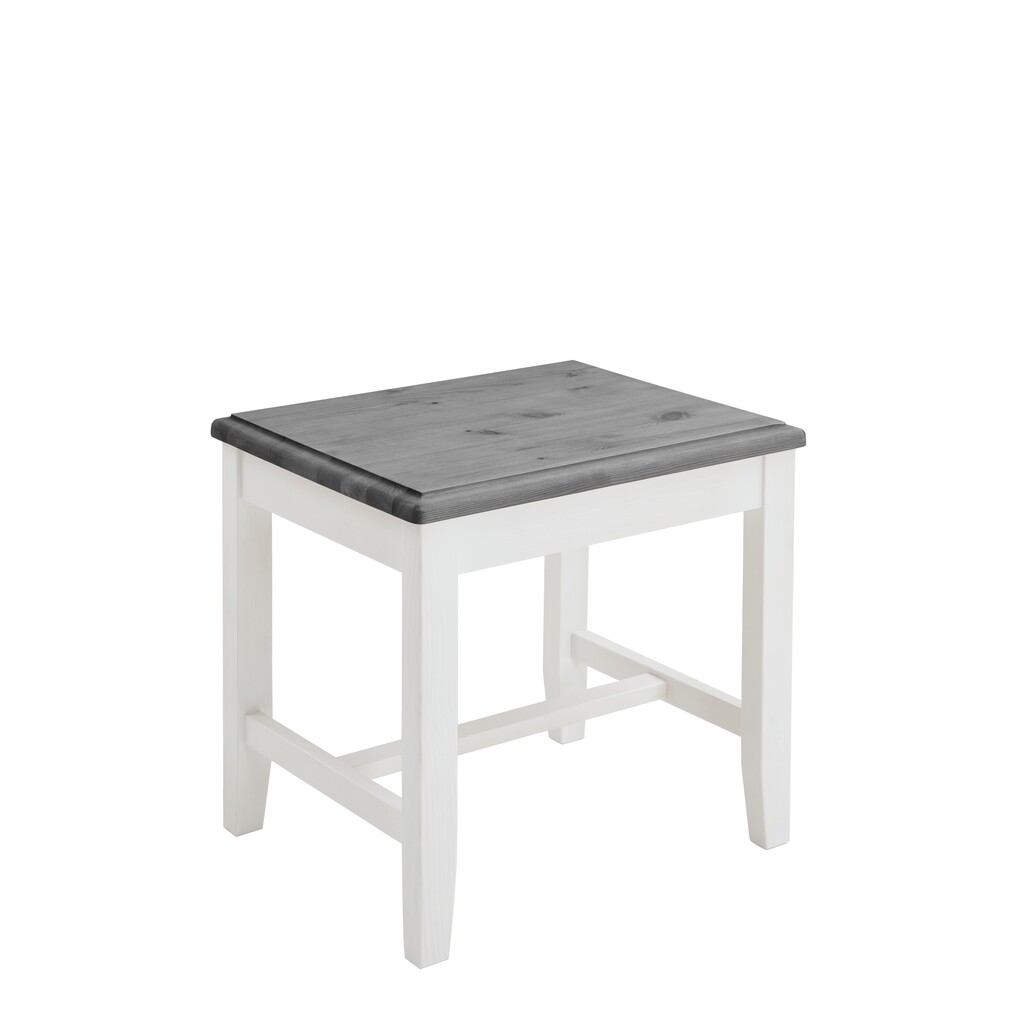 Kleiner Hocker Bergen aus Massivholz Bild 7