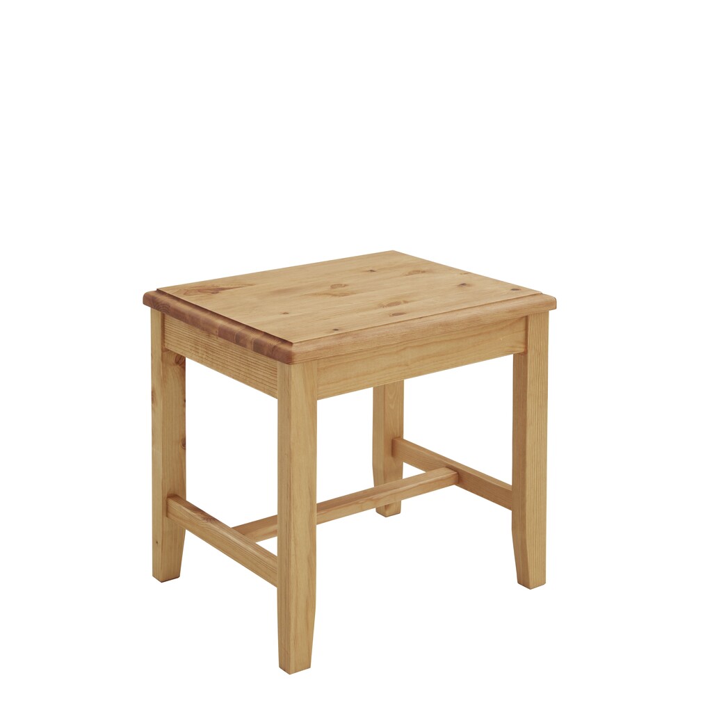 Kleiner Hocker Bergen aus Massivholz Bild 10